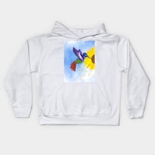 HUMMINGBIRD Sunflower Kids Hoodie